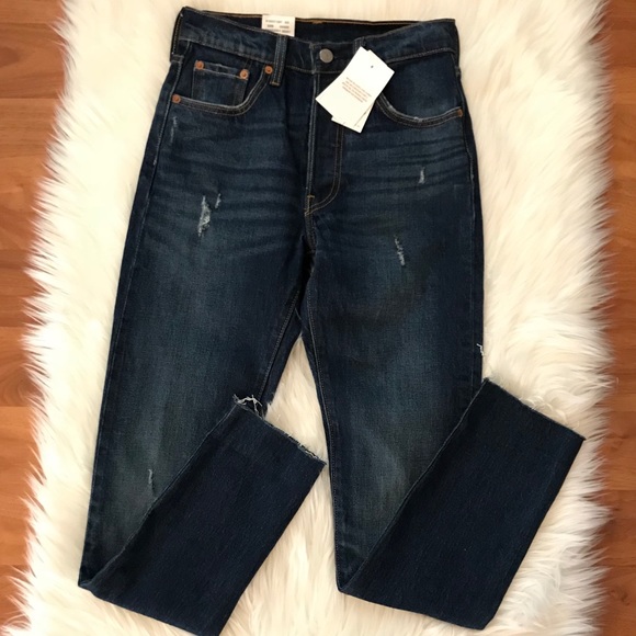 NWT LEVI’S 501 Skinny High Rise Button Fly jeans - Picture 4 of 8